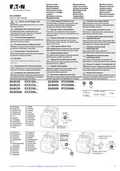Eaton DILM185 XTCE185L Serie Montageanweisung
