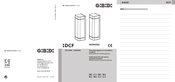 Bandini Industrie GI.BI.DI. DCF180DB Installationsanleitung