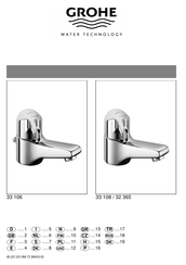 Grohe 33 108 Montageanleitung