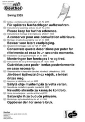 geuther Swing 2355 Aufbau- Und Gebrauchsanleitung