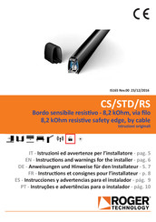 Roger Technology CS/STD/RS/2000 Anweisungen Und Hinweise Für Den Installateur