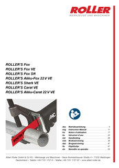 Roller Fox 22 V VE Betriebsanleitung