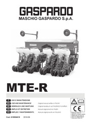 Gaspardo MTE-R Gebrauch Und Wartung