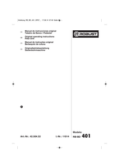 Robust RB-BD 401 Originalbetriebsanleitung