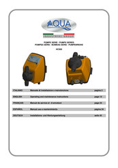 AQUA HC500 Serie Installations- Und Wartungsanleitung