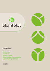 Blumfeldt Solid Storage Bedienungsanleitung