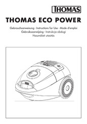 Thomas ECO POWER Gebrauchsanweisung