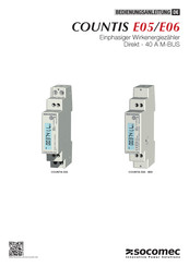 socomec COUNTIS E06 Bedienungsanleitung