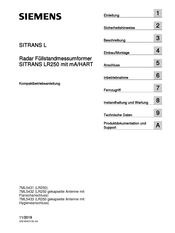 Siemens SITRANS L Kompaktbetriebsanleitung