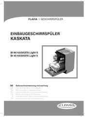 FLAVIA BI 45 KASKATA Light S Gebrauchsanweisung Und Wartung