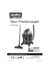 Duro Pro D-NTS 20 A Originalbetriebsanleitung