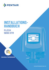 Pentair FLECK 5800 XTR Installationshandbuch