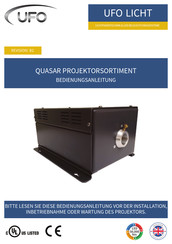 Quasar UFOQUA6580-T Bedienungsanleitung