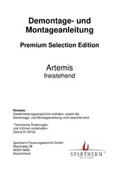 Spartherm Artemis Demontage- Und Montageanleitung