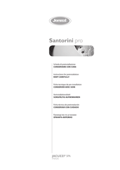 Jacuzzi SPA MAXI Santorini pro Vorinstallationsblatt