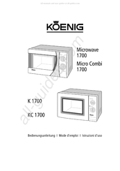 Koenig Micro Combi 1700 Bedienungsanleitung