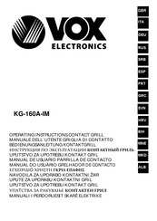 VOX electronics KG-160A-IM Bedienungsanleitung