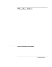 HP OmniBook XE Serie Konfigurationshandbuch