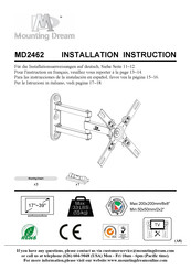 Mounting Dream MD2462 Installationsanweisungen