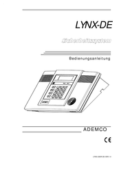 ADEMCO Lynx-DE Bedienungsanleitung