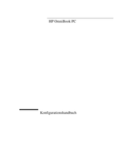 HP OmniBook PC Konfigurationshandbuch