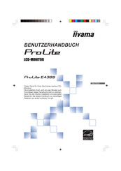 iiyama PLE438S Benutzerhandbuch