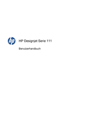 HP Designjet 111 Serie Benutzerhandbuch