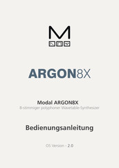 Modal Electronics ARGON8X Bedienungsanleitung
