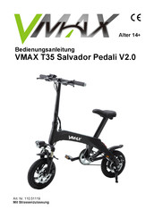 VMAX T35 Salvador Pedali V2.0 Bedienungsanleitung