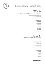 Audio-Technica ATLK-EXT165 Bedienungsanleitung