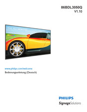 Philips Signage Solutions Q-Line 86BDL3050Q/75 Bedienungsanleitung