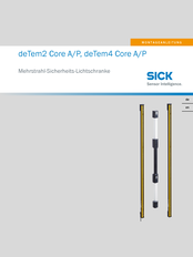 SICK deTem2 Core A/P Montageanleitung