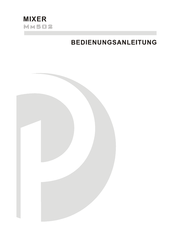 Phonic MM502 Bedienungsanleitung