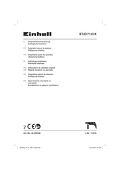 EINHELL BT-ID 7100 K Originalbetriebsanleitung