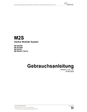 Merkur ME-M2SFU-TRX10 Gebrauchsanleitung