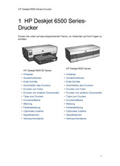 HP Deskjet 6500 Serie Handbuch
