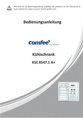 Comfee KSE 8547.1 A+ Bedienungsanleitung