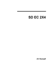 AV Stumpfl SD EC 2X4 Handbuch