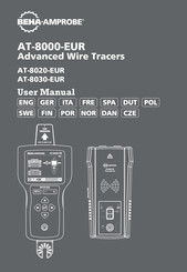 Beha-Amprobe AT-8000-EUR Bedienungsanleitung