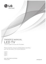 LG LA79 Serie Benutzerhandbuch
