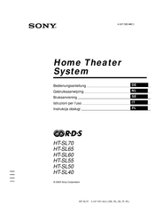 Sony HT-SL65 Bedienungsanleitung