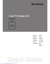 Avermedia AVerTV Mobile iOS EW330 Kurzanleitung