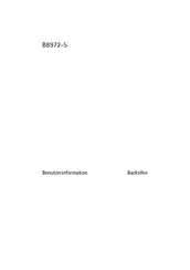 Electrolux B8972-5 Benutzerinformation