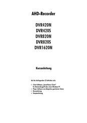 indexa DVR420S Kurzanleitung