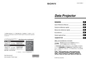 Sony VPL-FW41 Kurzreferenz
