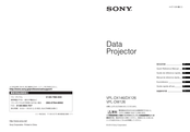Sony VPL-DX126 Kurzreferenz