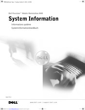 Dell Precision M40 Systeminformationshandbuch