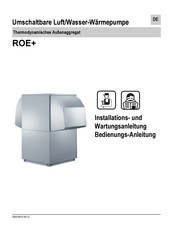 OERTLI ROE+ 16 TR Installations- Und Wartungsanleitung Bedienungsanleitung