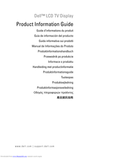 Dell W1900 Produktinformationshandbuch