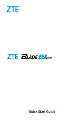 ZTE Blade A7 2020 Kurzanleitung